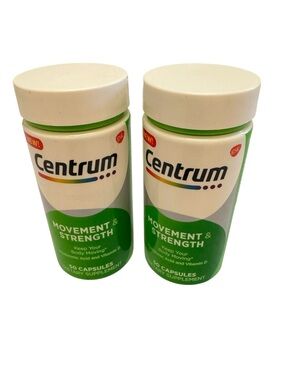 Centrum Movement & Strength Multivitamin Joint Support 50 Capsules Lot of 2